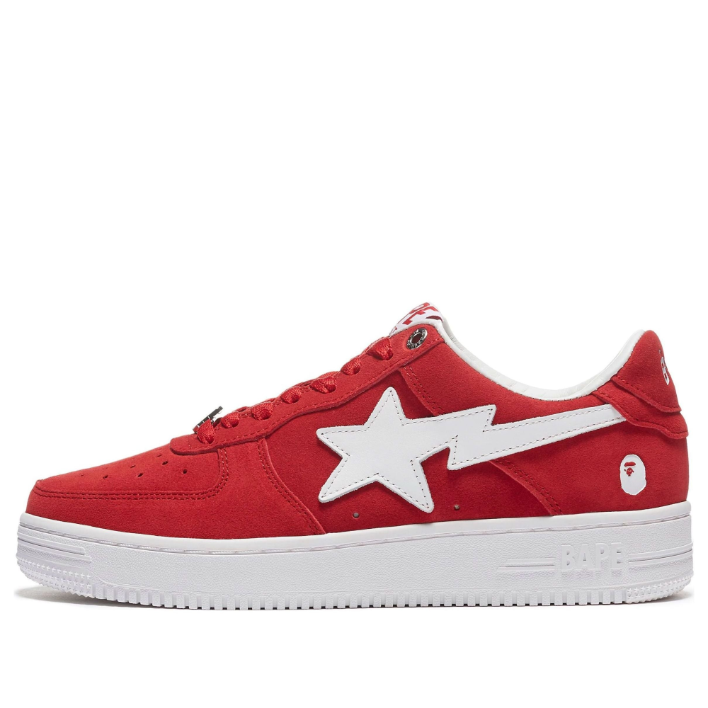 スニーカー BAPE STA SUEDE PACK RED A Bathing Ape Sta rojo BAPESTA-SUEDE-PACK-RED