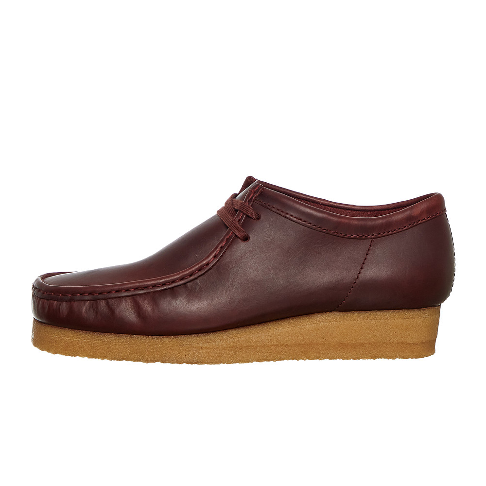 【clarks】美品✨clarks Wallabee 25cm シボ革 メンズ