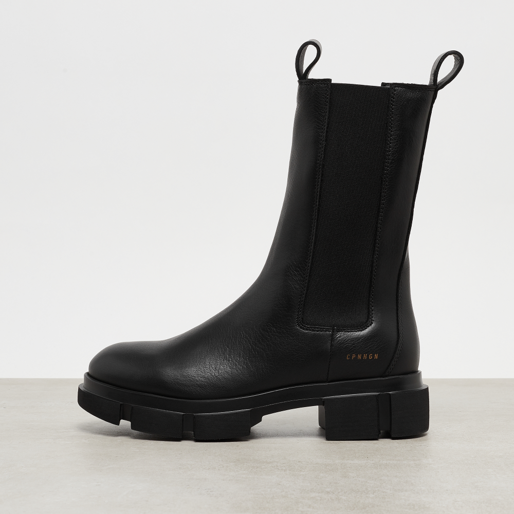 copenhagen studios vitello black nature chelsea boots
