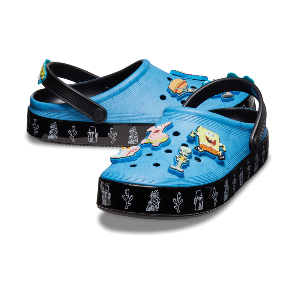 Crocs SpongeBob x SquarePants Off Court Clog blau 209825 001
