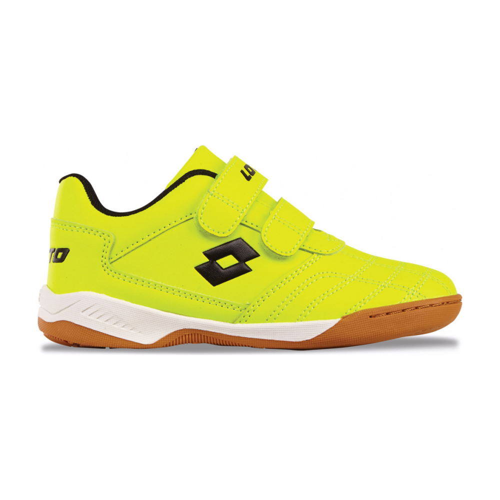 Lotto Lotto Chaussures Unisexes pour Enfant, Noir et Jaune, 19 EU