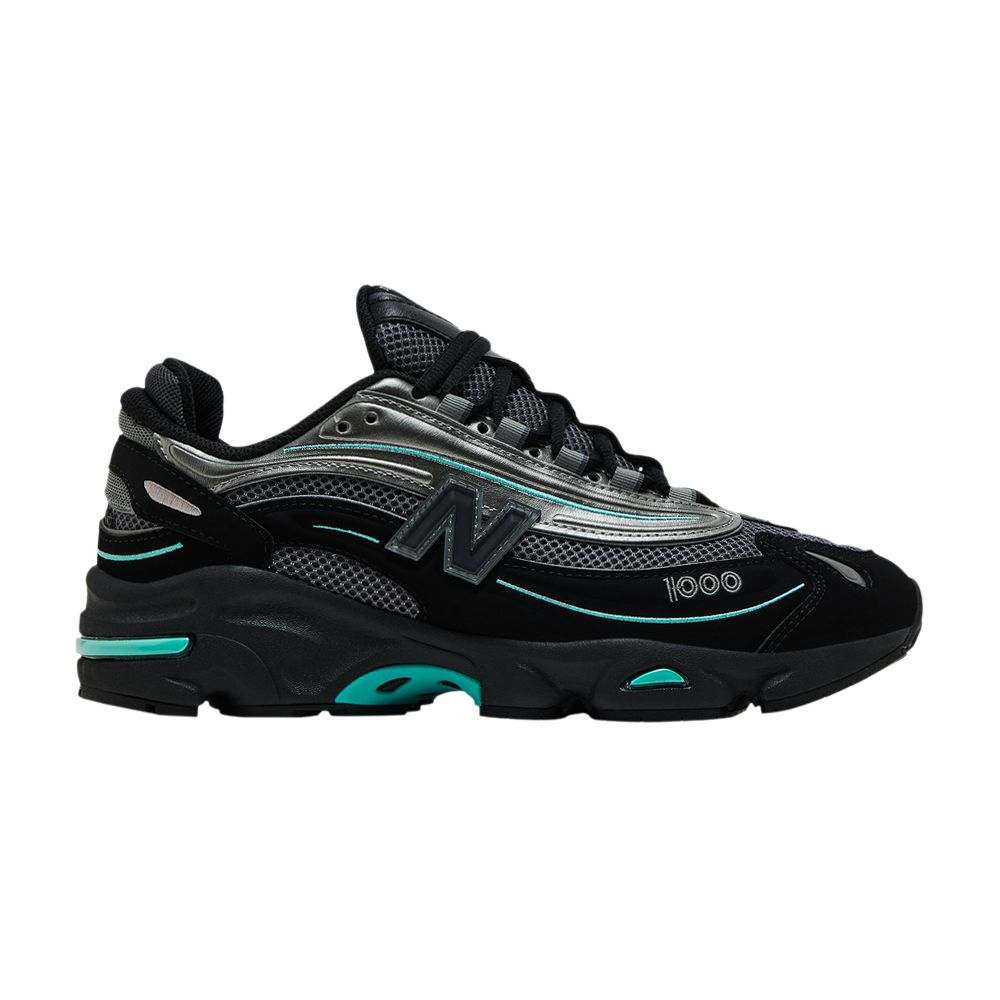 Image of New Balance 1000 Teal sneaker.s