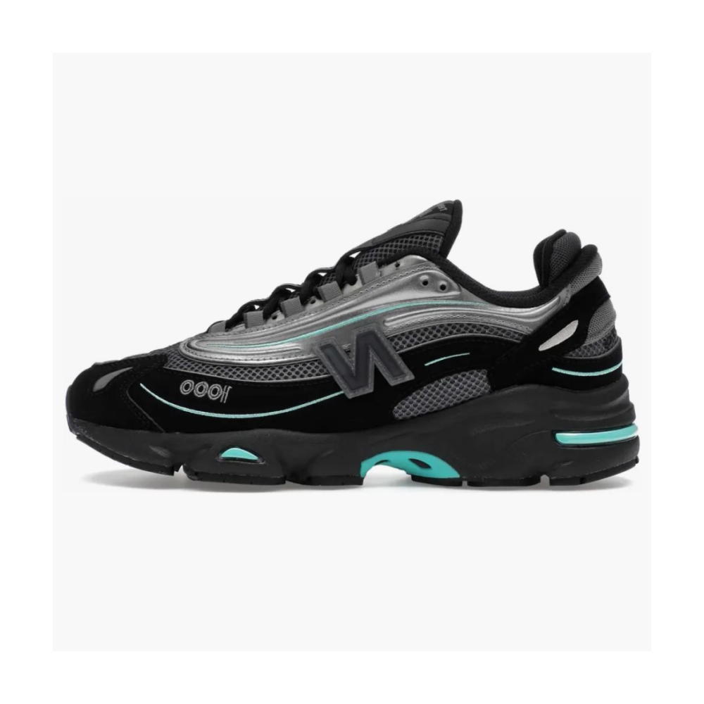 Image of New Balance 1000 Teal sneaker.s