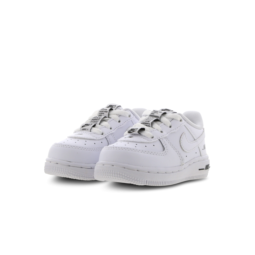 Nike Force 1 LV8 3 TD White/White-Black - CW0986-100