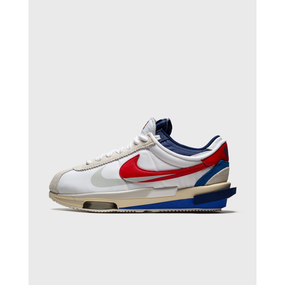 NIKE×sacai ZOOM CORTEZ 27cm Nike Zoom Cortez SP Sacai weiß rot blau Herren – DQ0581-100 – DE