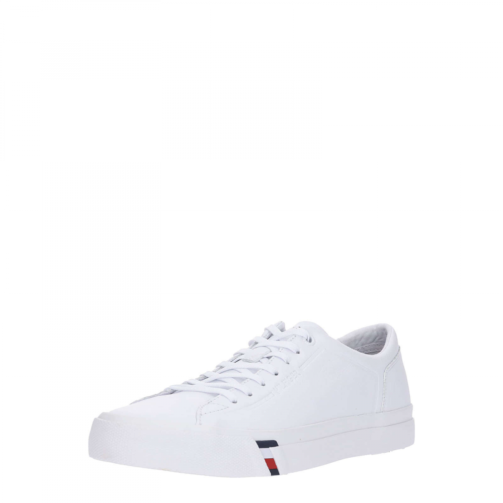 tommy hilfiger corporate leather sneaker fm0fm02672bds