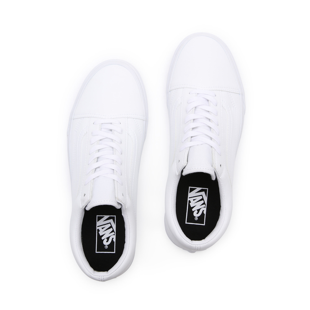 Vans old skool 2024 classic tumble white