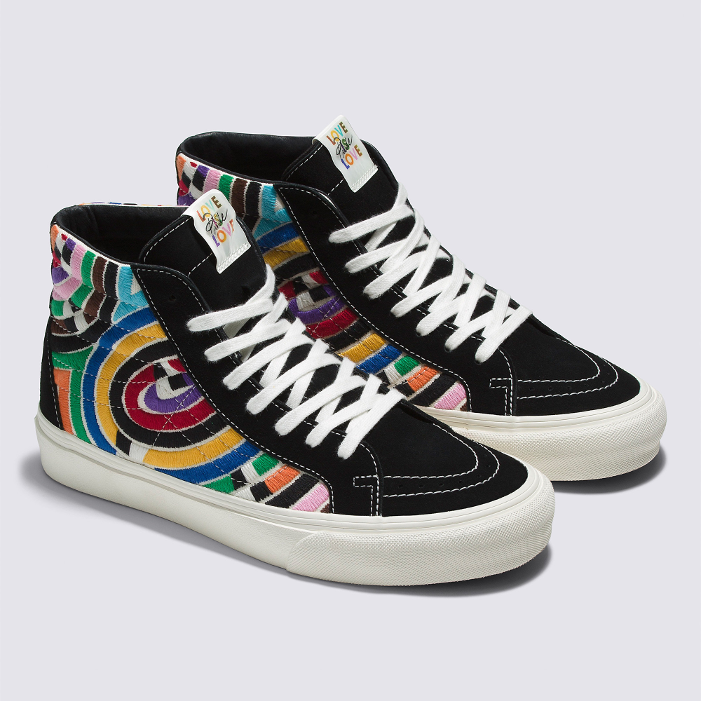 Vans native embroidery top sk8-hi reissue v