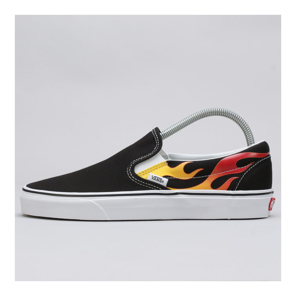 fire slip on vans