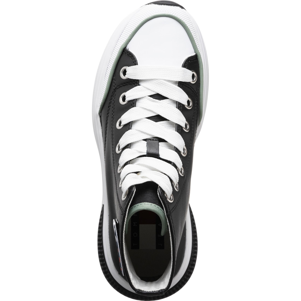 Tommy hilfiger mid run cleat schwarz en0en01882bds