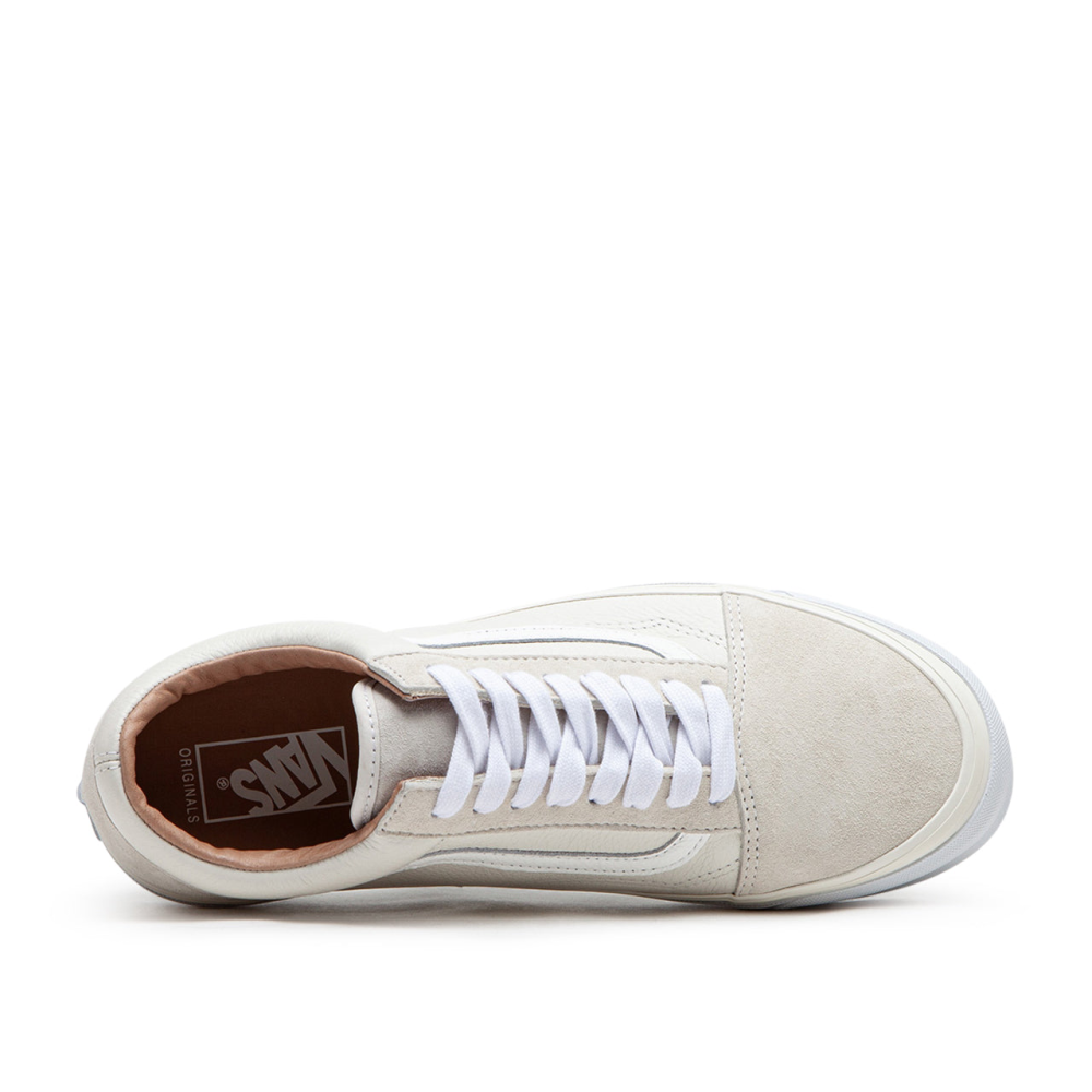 Vans old outlet skool white suede