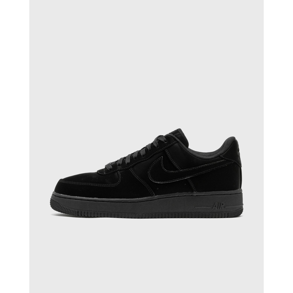 Black nike air force suede on sale