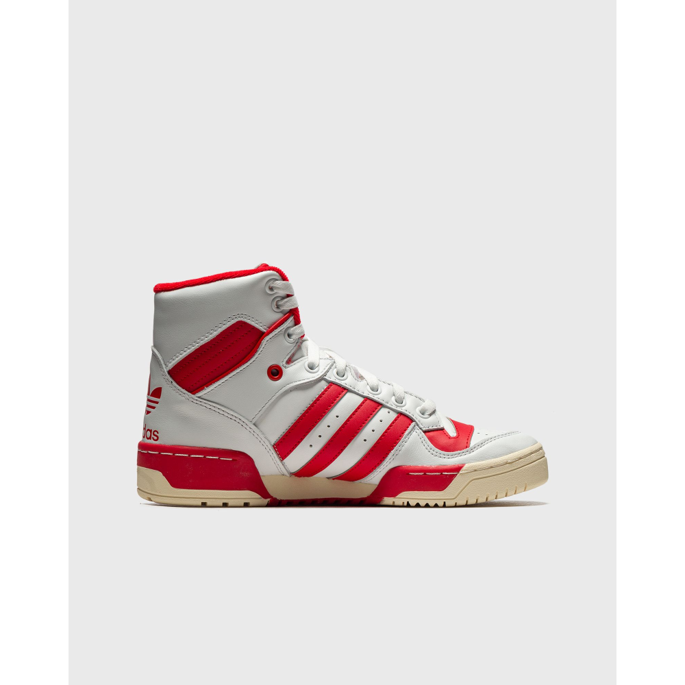 adidas originals rivalry hi top trainers white