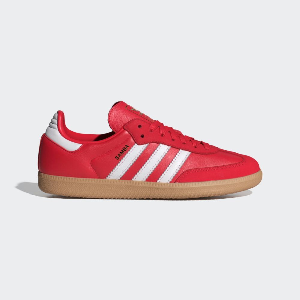 Adidas samba suede red hotsell