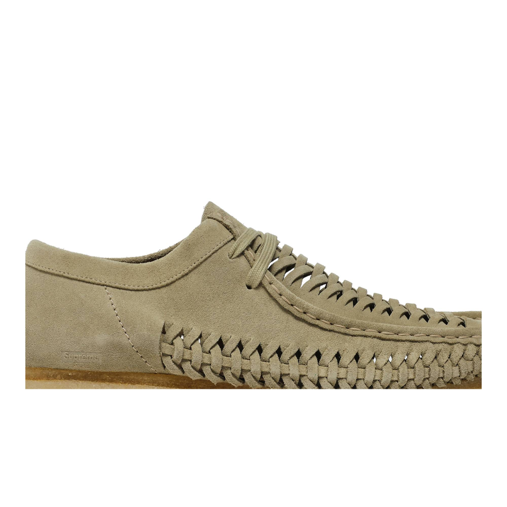 Clarks×Supreme Woven Wallabee tan Clarks Wallabee Supreme Beige