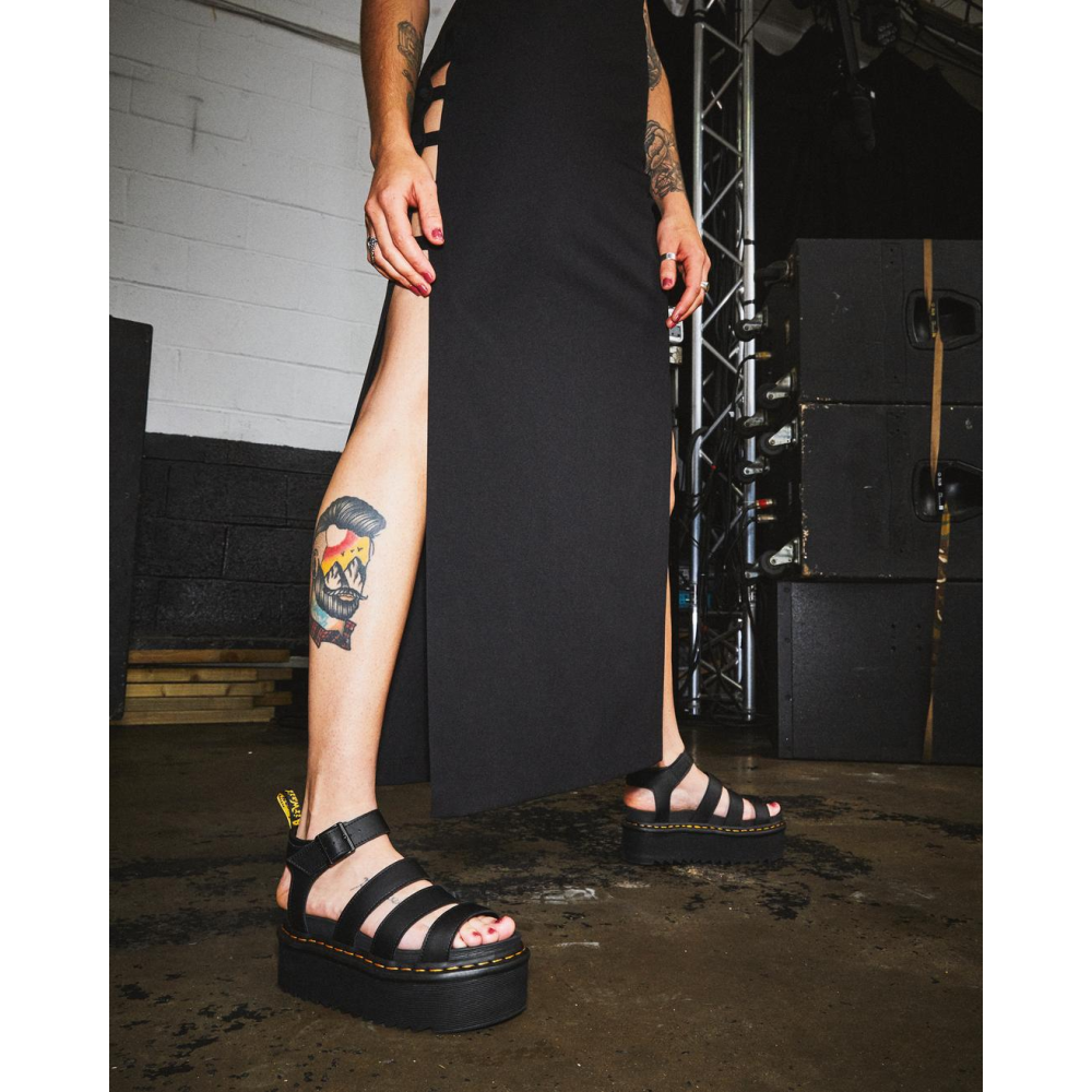 ★Dr.Martens★ Blair Quad Hydro Black 27296001 Dr.Martens QUAD ZEBRILUS BLAIRE QUAD BLACK HYDRO LEATHER