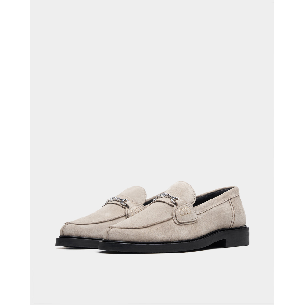 Filling Pieces Loafer Suede Taupe braun 44222791108