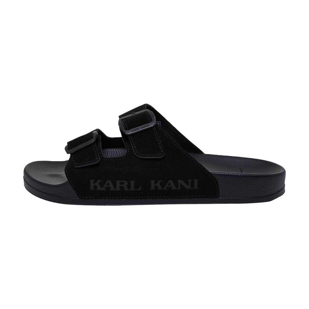 Karl Kani★ Street Slide PRM サンダル KARL KANI◇レザーサンダル Street Slide PRM [Black]