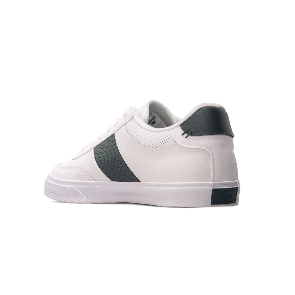 Lacoste court store master trainers white