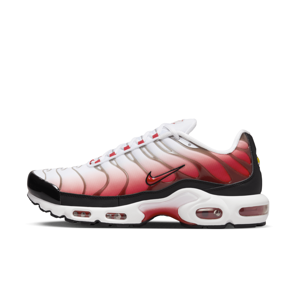 Black and red nike air max plus online