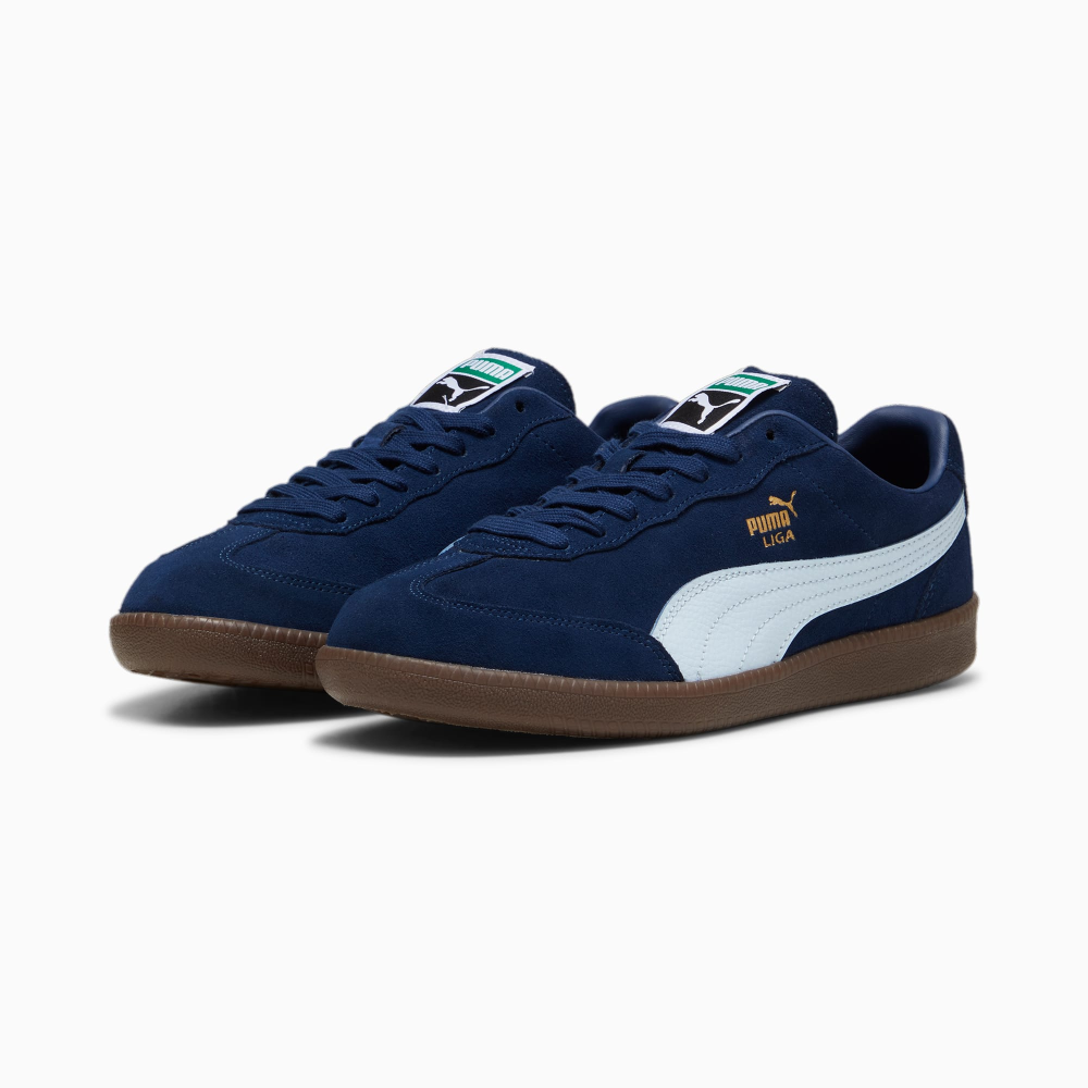 Puma liga store suede blau