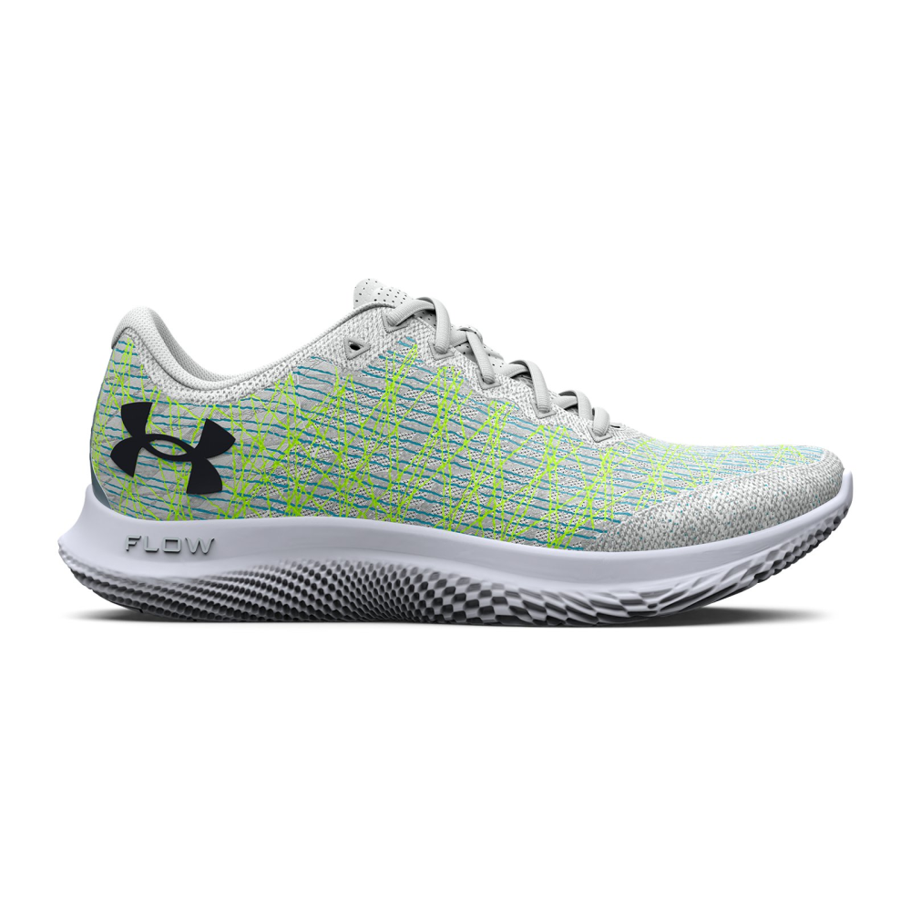 Under armour grey and green shoes hotsell