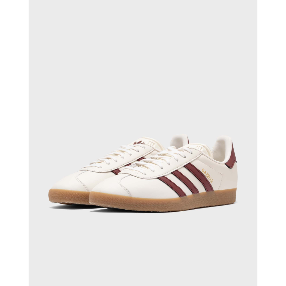 All white adidas gazelle online