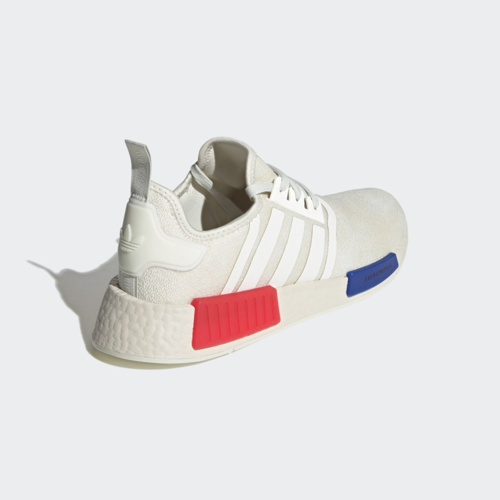 Adidas nmd r1 white and blue best sale