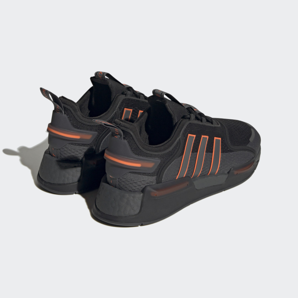 Adidas nmd r1 black black solar red best sale