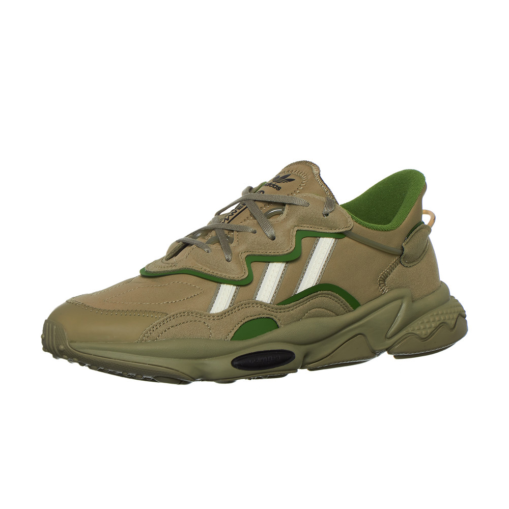 Adidas originals ozweego trainers in khaki best sale