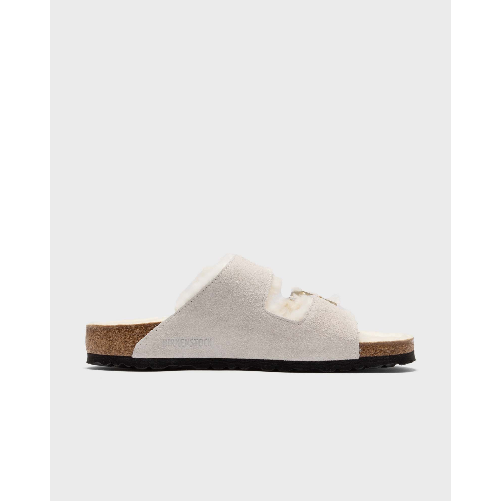 Birkenstock arizona soft footbed white leather deals