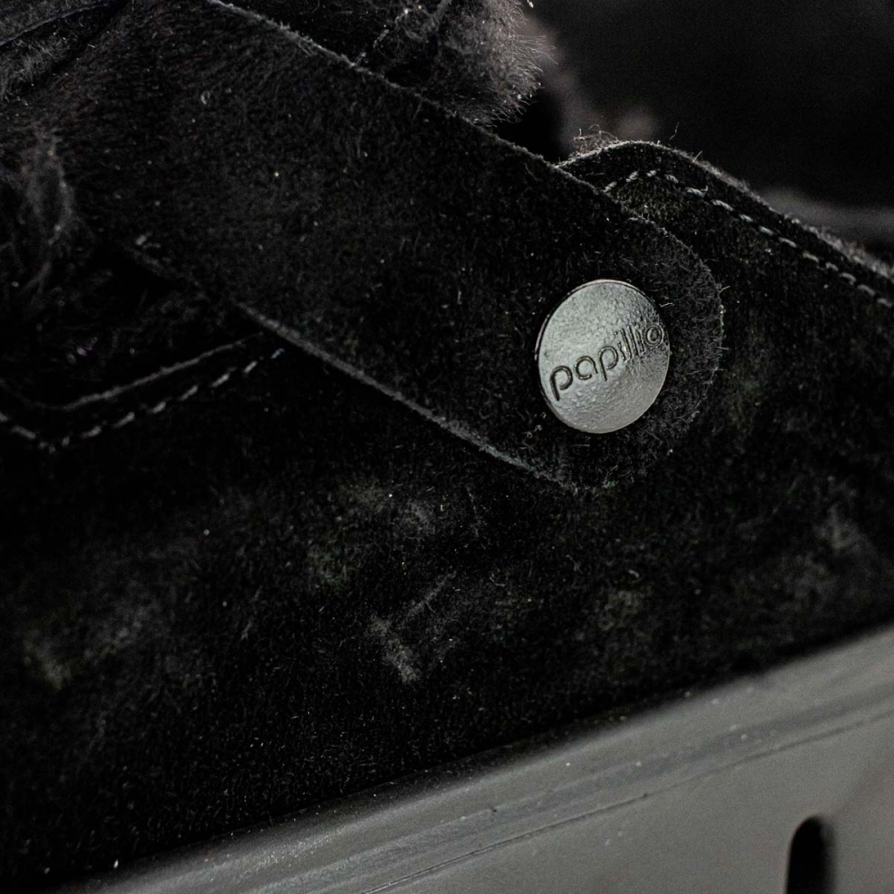 Image of Birkenstock Boston PAP Chunky Shearling Suede Leather Fur sneaker.s