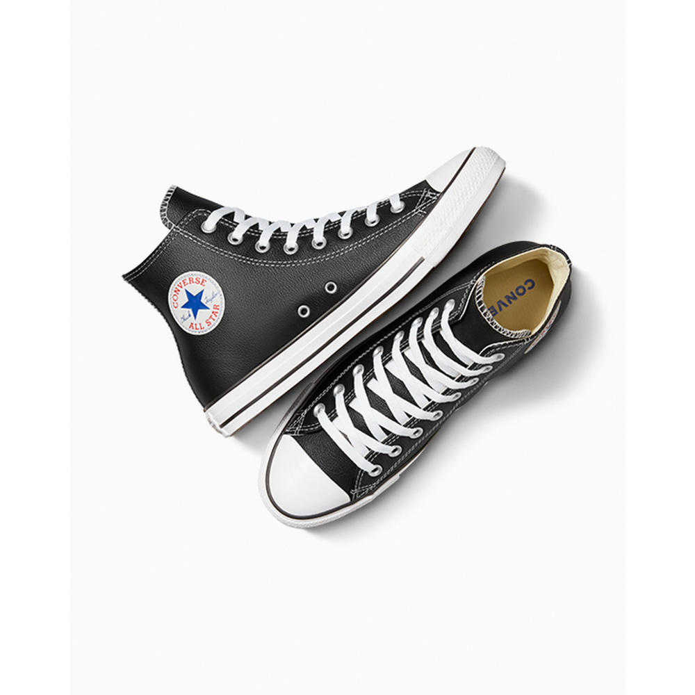 Converse Chuck Taylor All Star Leather Hi schwarz 132170C