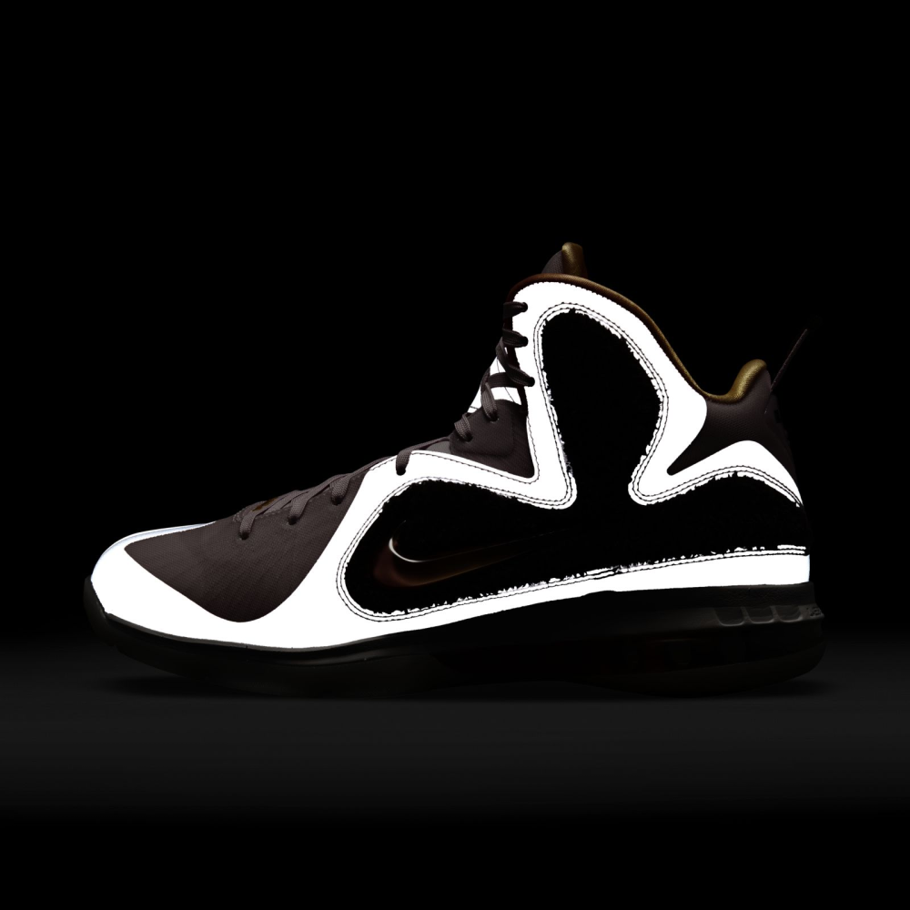 Black and white lebron 9 on sale