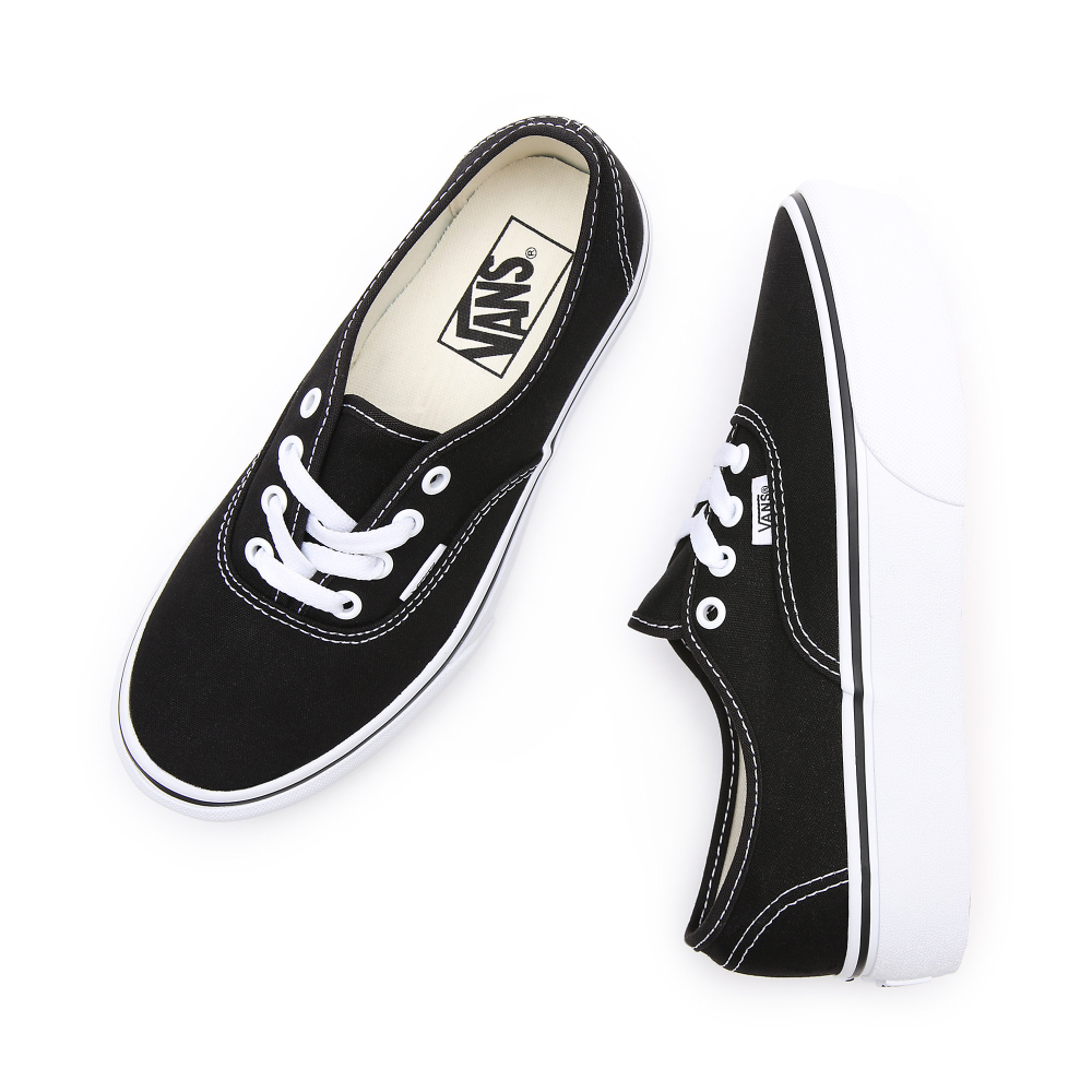 Vans platform 2024 authentic black