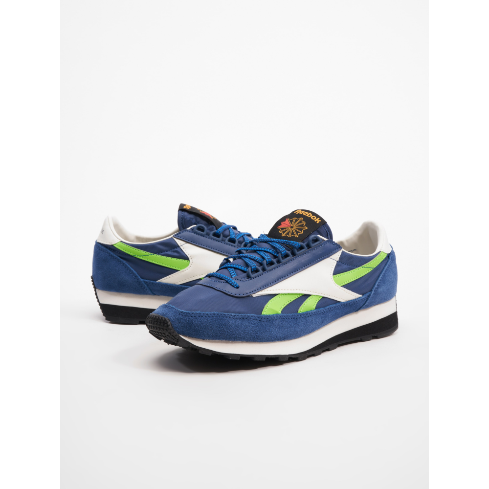 Blue and green reebok shoes deals