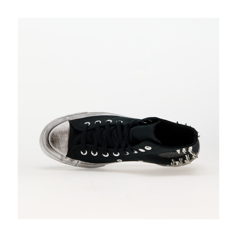 Black studded converse on sale