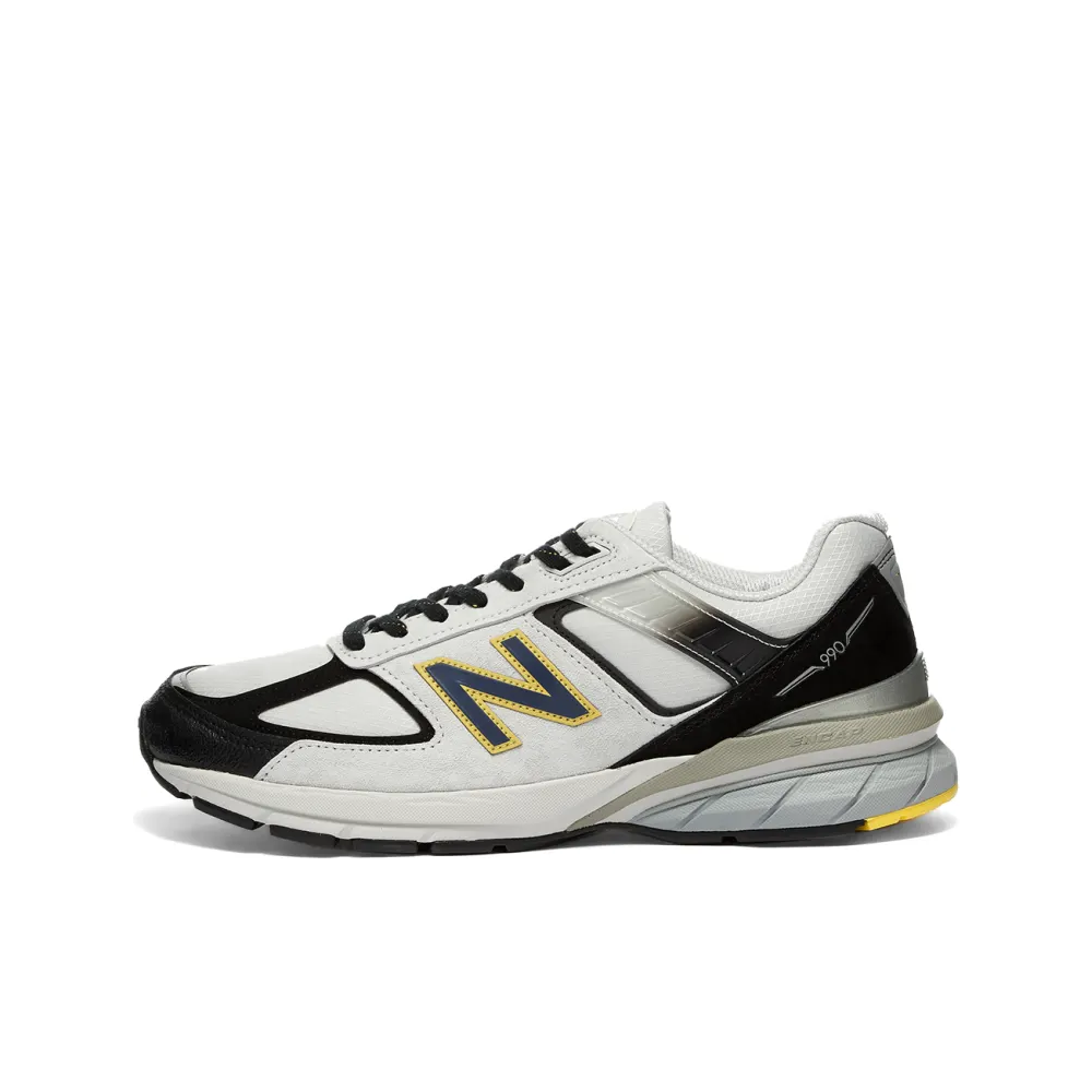 NewBalance／990V5（M990SB5）Made in USA／27C New Balance 990v5 Made in USA Men\u0027s Black⁄Cloud Yellow M990SB5