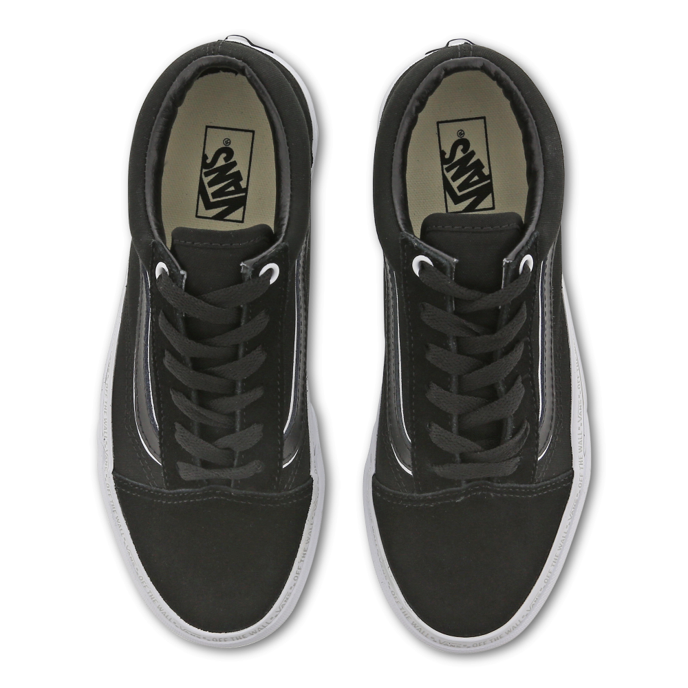 Vans old skool all black high tops sale