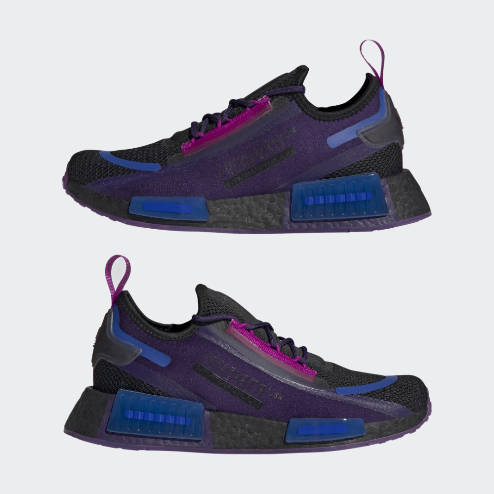 Adidas originals nmd r1 black purple best sale