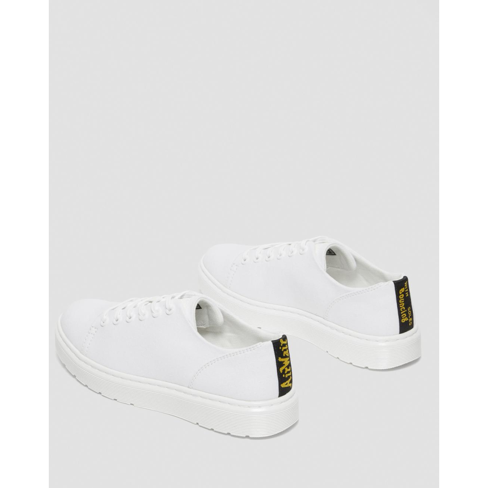 Dr martens dante 6-eye sneakers in white best sale