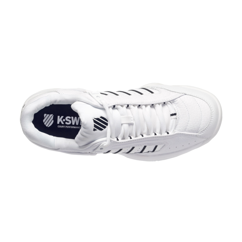 All white k swiss sneakers on sale