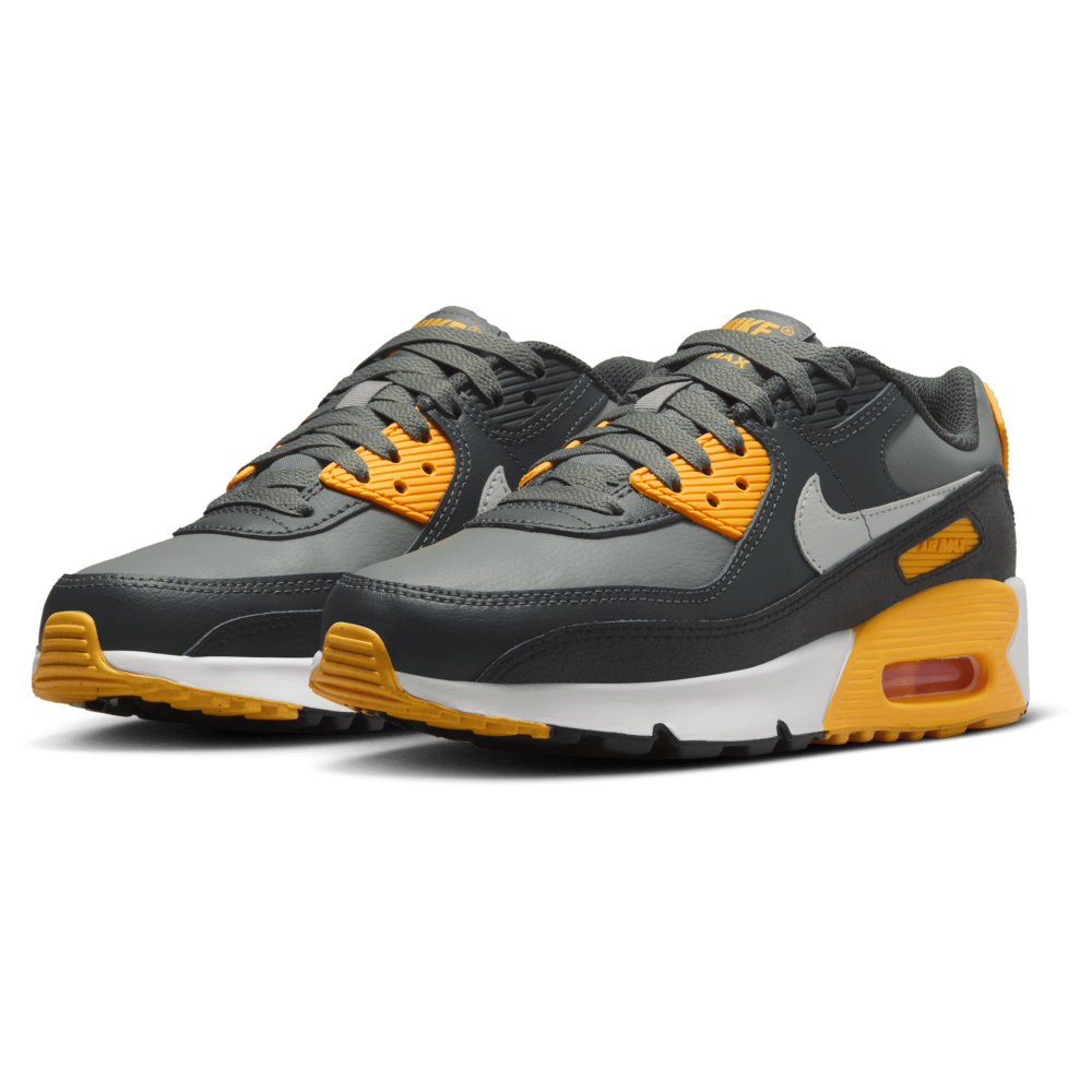 Nike air max 90 essential grey yellow best sale