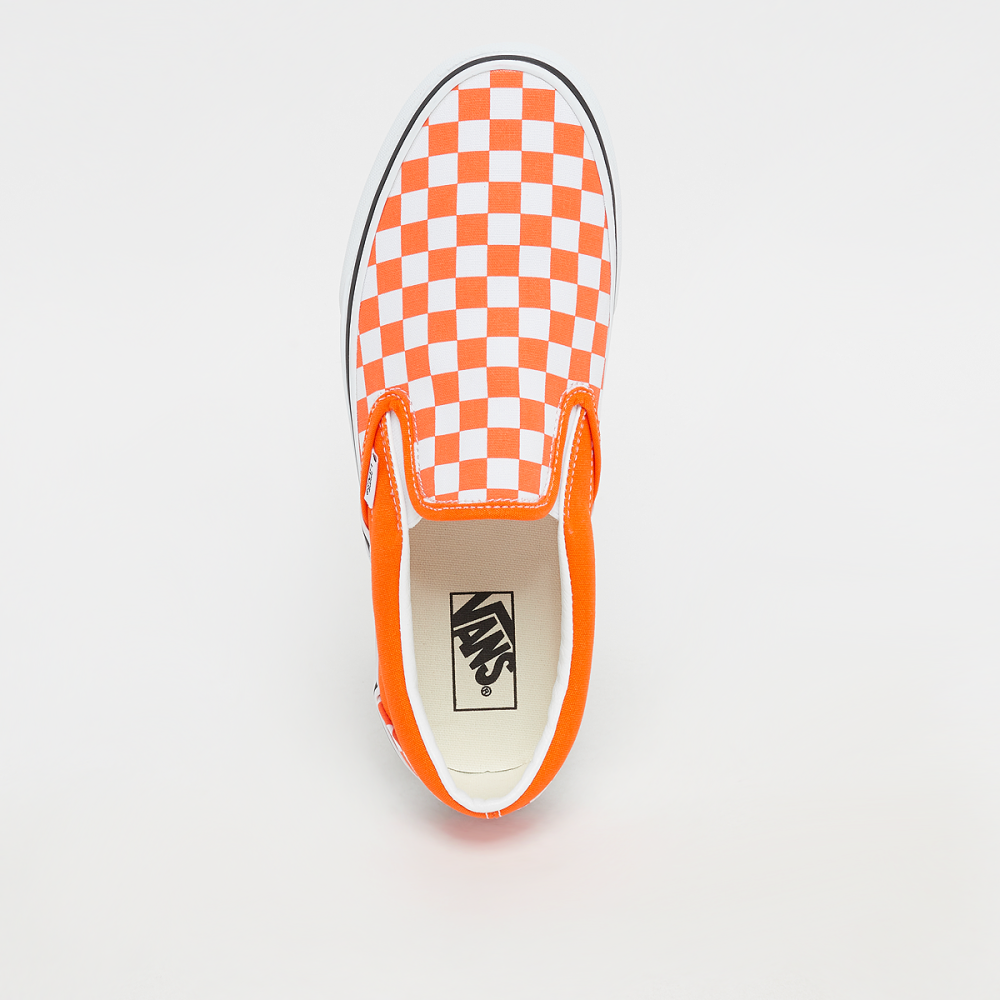 vans checkerboard orange