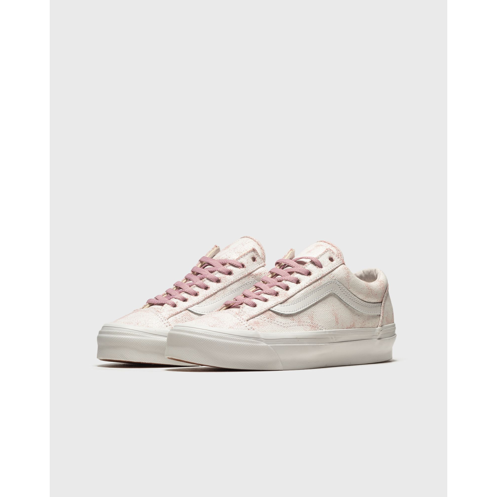 Vans old skool herringbone lace cheap pink