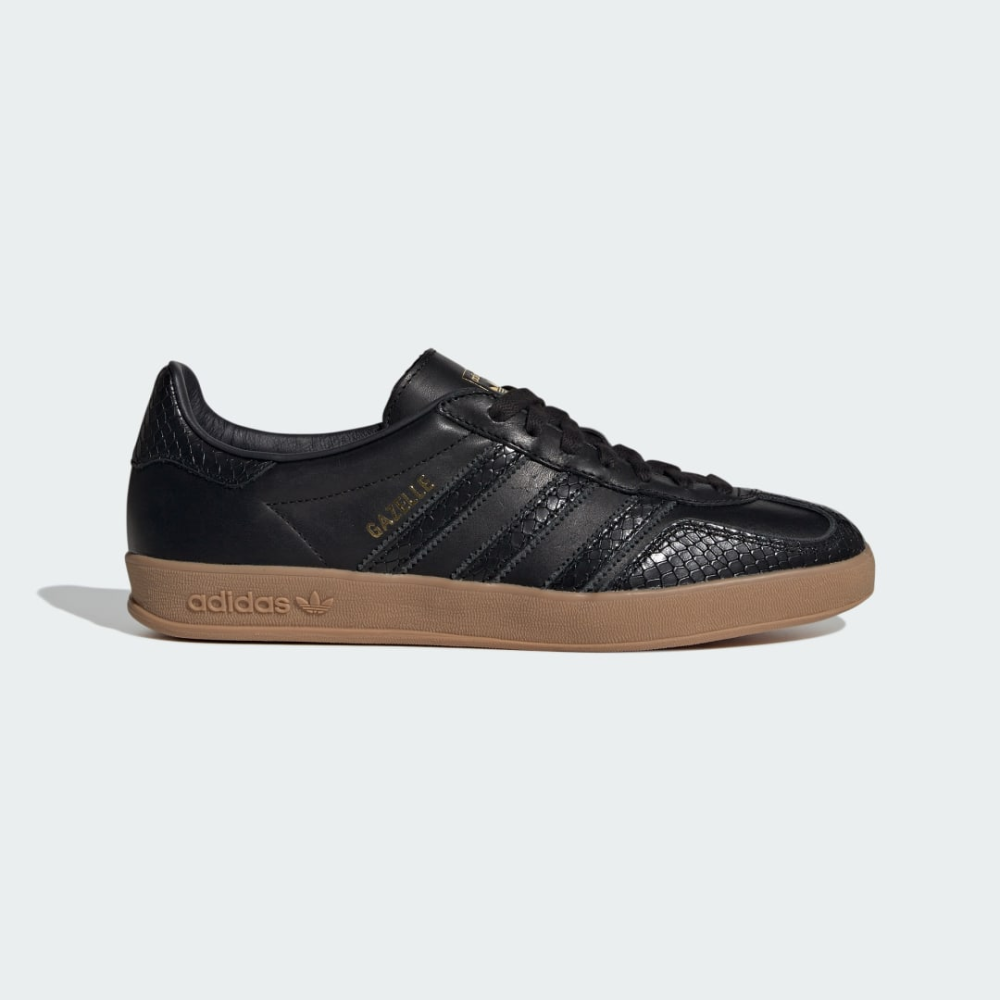 Adidas leather gazelle trainers hotsell