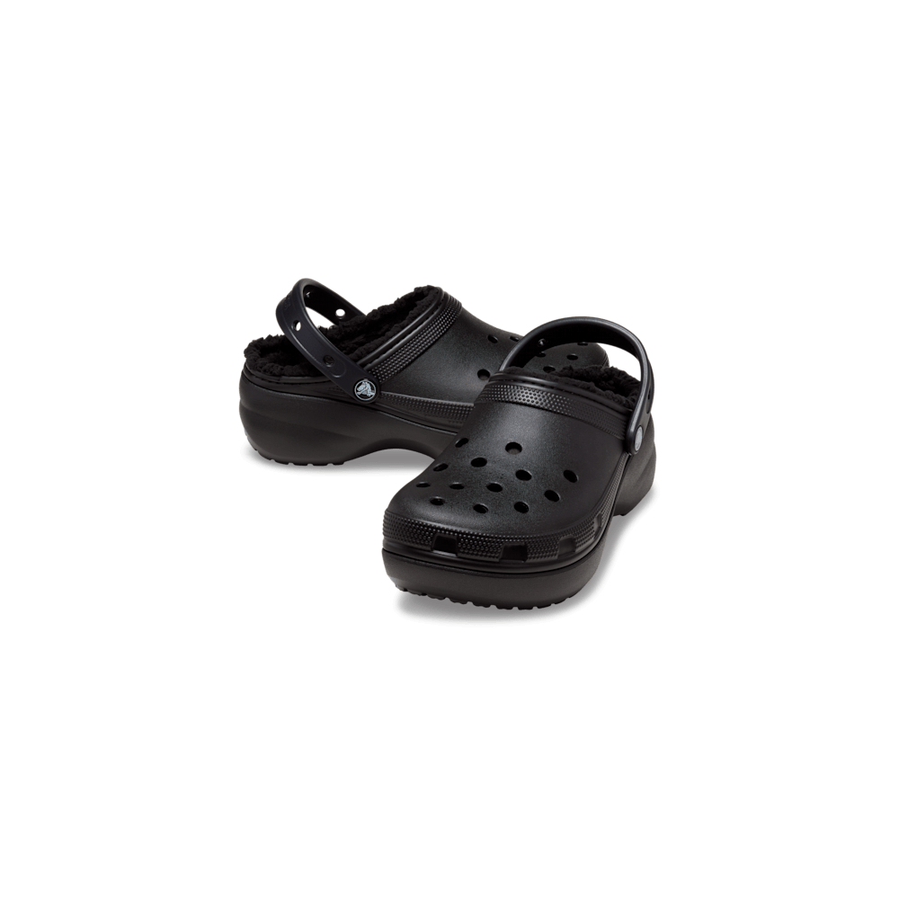★CROCS★ Classic Platform Lined Clog Women's Black 20793800 Amazon.com | Crocs Women Classic Platform Lined Clogs, Black