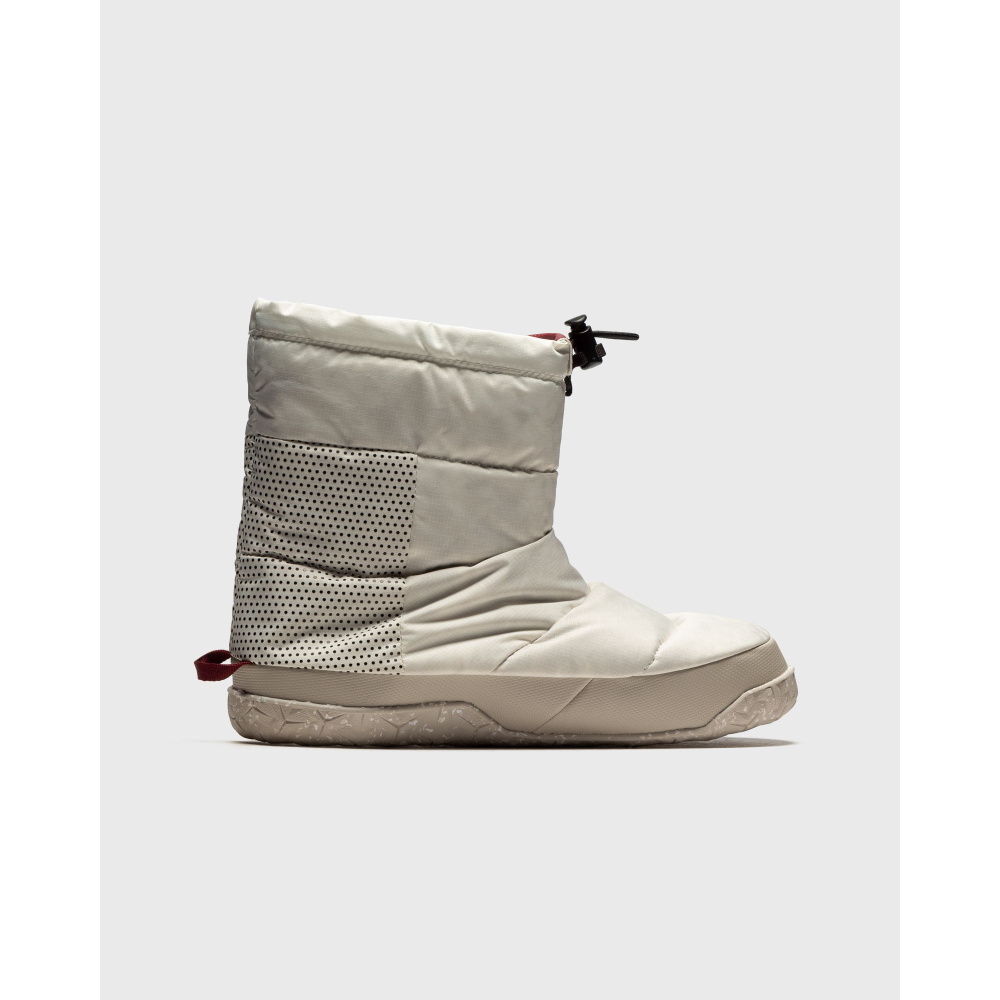 the north face nuptse apres down insulated booties in cream