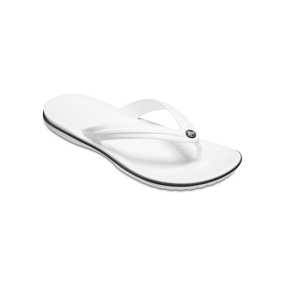 Crocband flip white on sale