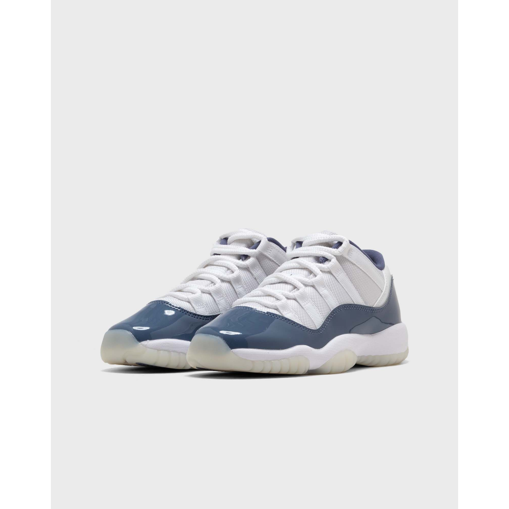 Jordan 11 grey and blue best sale